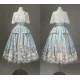 Dreaming Bear Snow Country Dream Top Skirt and Cape Set(Pre-Made/Full Payment Without Shipping)